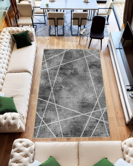 SPIRIT Rug DESIGN 60143 Grey 8x11 (7'8x10'8")"