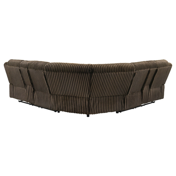 Atkinson Upholstered Reclining Sectional Sofa