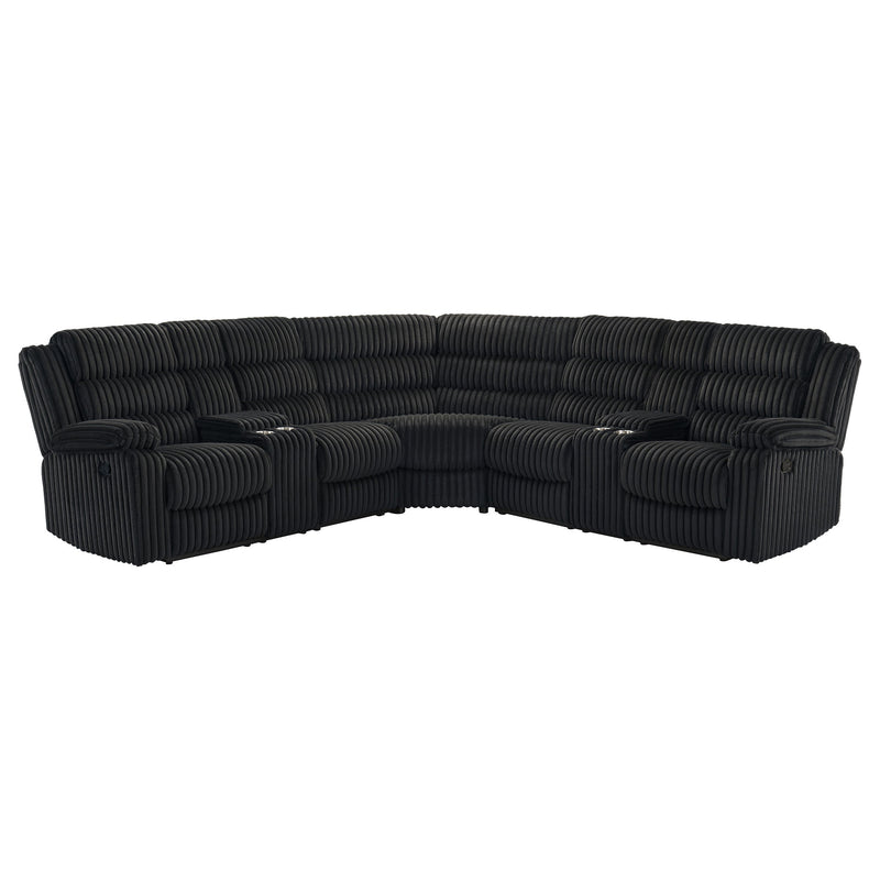 Sofá seccional reclinable tapizado Atkinson