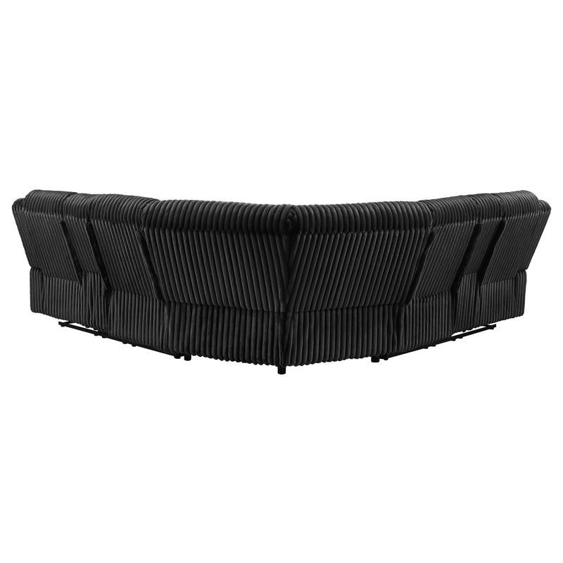 Sofá seccional reclinable tapizado Atkinson