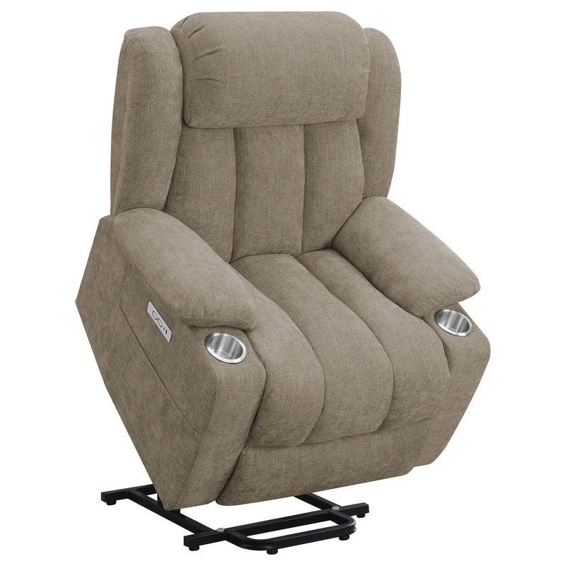 Houston Upholstered Power Lift Recliner Chair