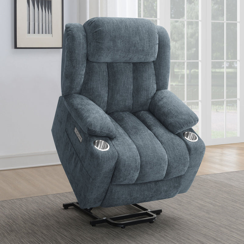 Houston Upholstered Power Lift Recliner Chair