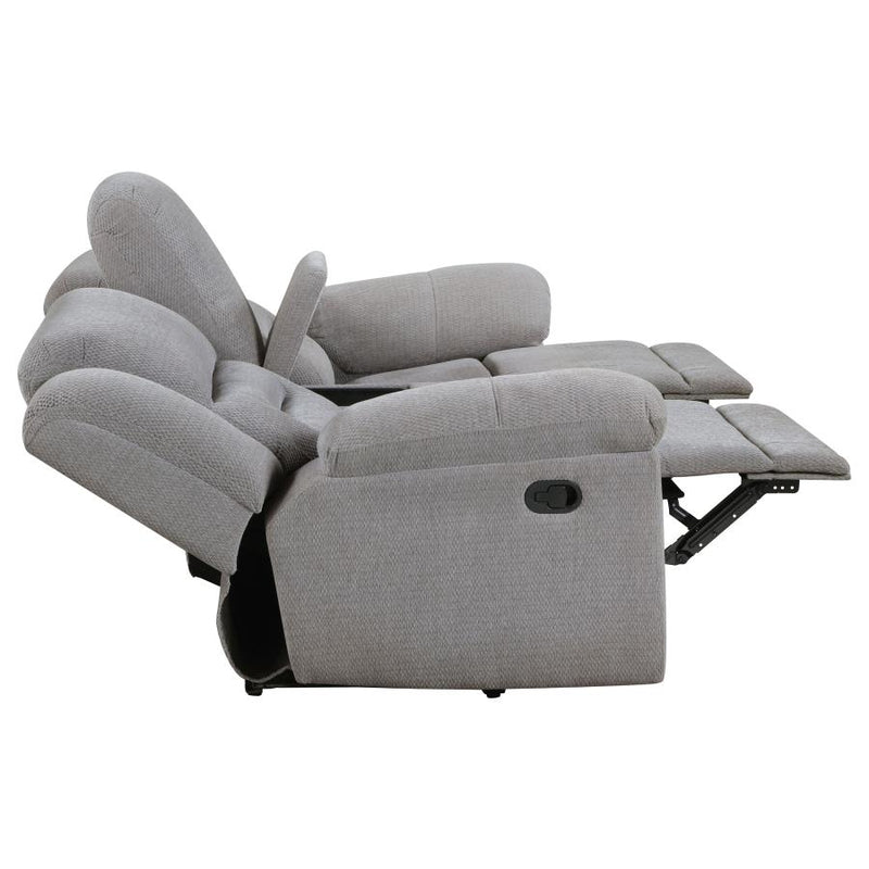 Gilson 3-piece Chenille Upholstered Reclining Sofa Set