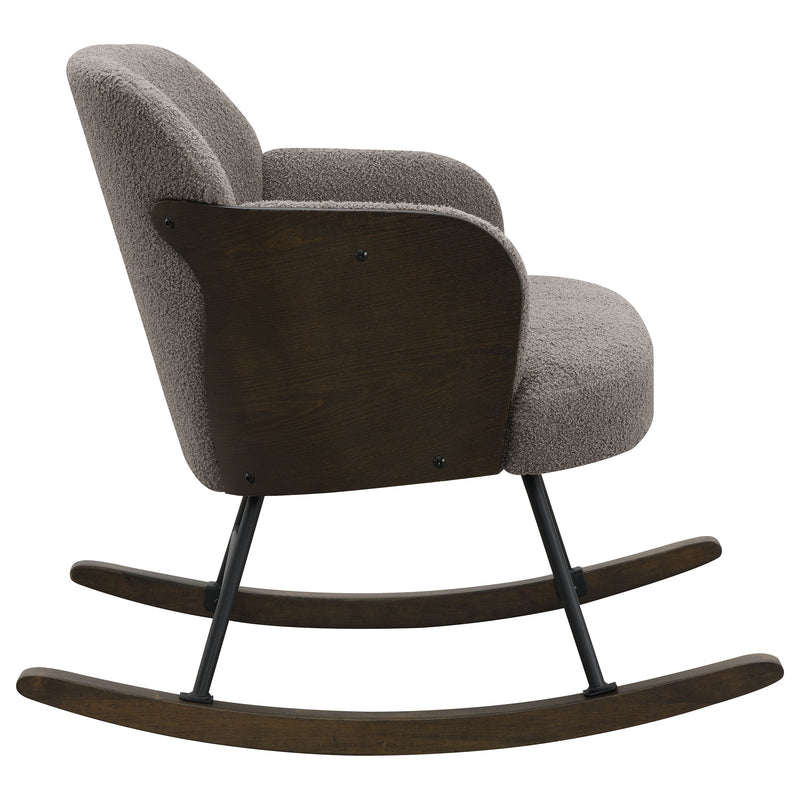 Paige Boucle Upholstered Mid Back Roc Chair