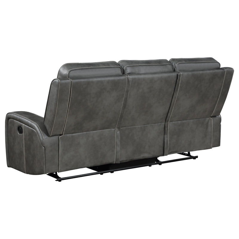 Juego de Sofás Reclinables Tapizados Raelynn Gris