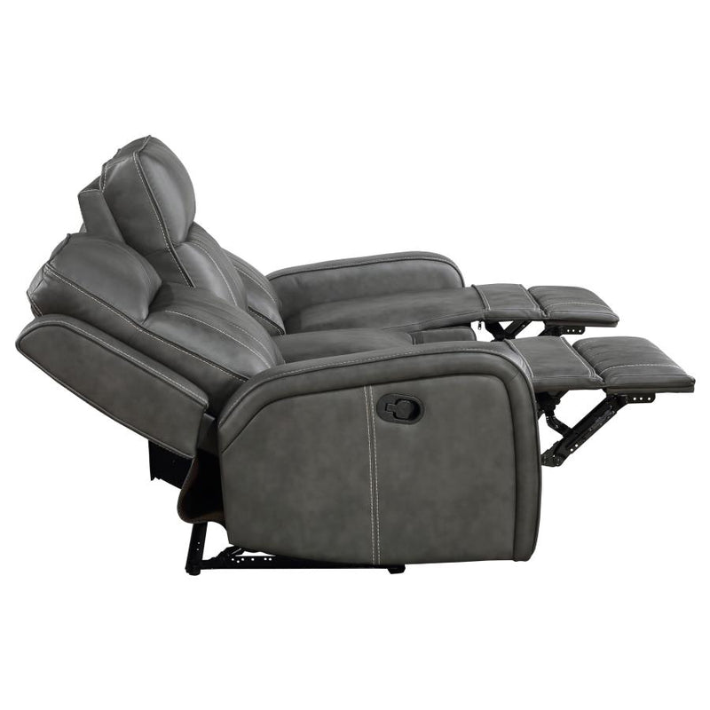 Raelynn 3-piece Upholstered Reclining Sofa Set