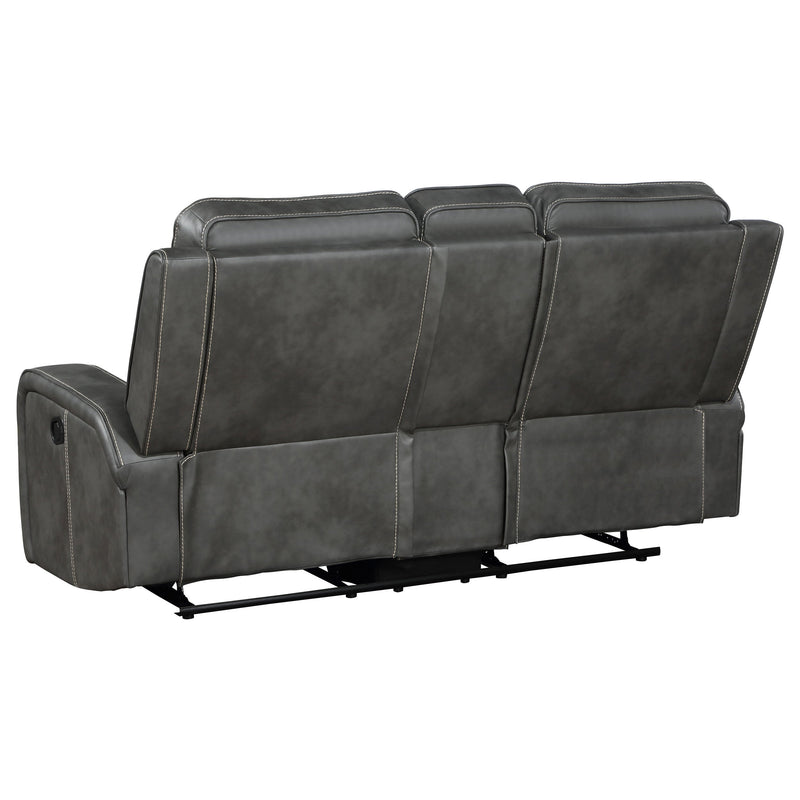 Juego de Sofás Reclinables Tapizados Raelynn Gris