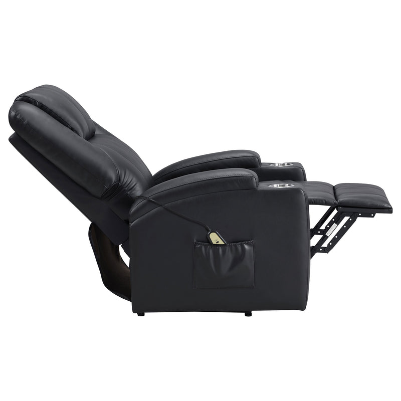 Armstrong Upholstered Power Lift Massage Recliner