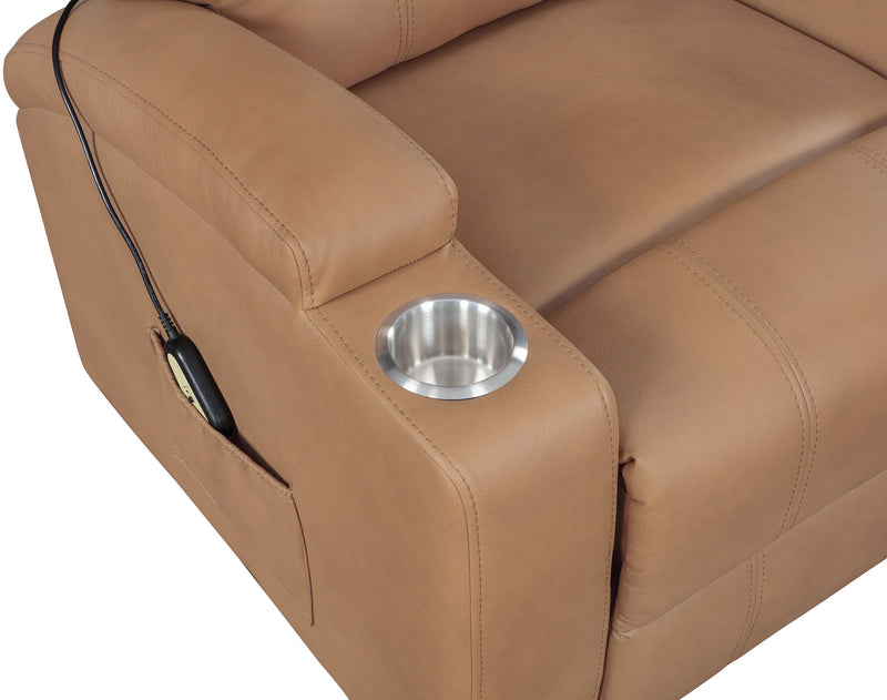Armstrong Upholstered Power Lift Massage Recliner
