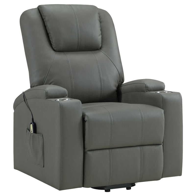 Armstrong Upholstered Power Lift Massage Recliner
