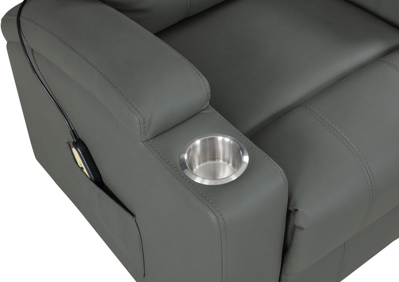 Armstrong Upholstered Power Lift Massage Recliner