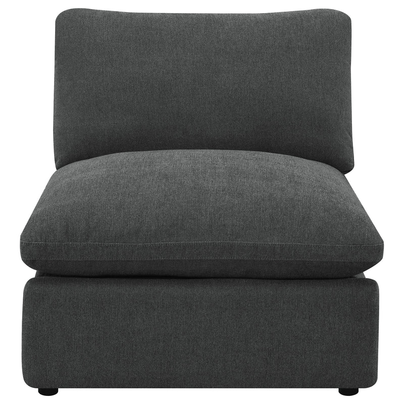 Collins Modular Power Reclinable sin Brazos Gris Oscuro