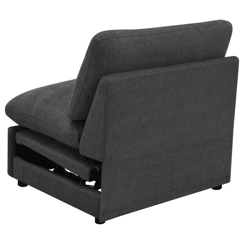 Collins Modular Power Reclinable sin Brazos Gris Oscuro