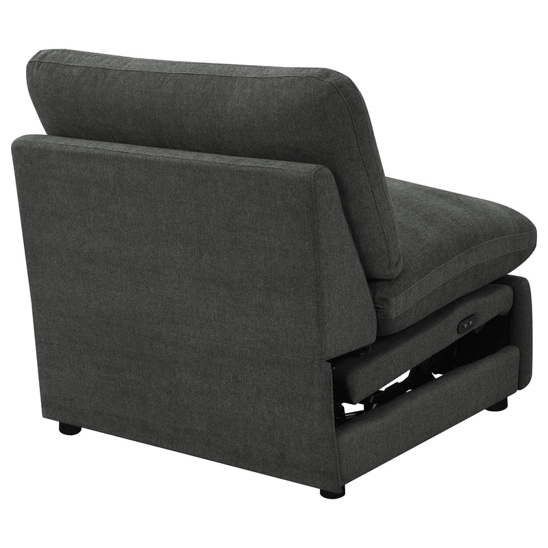 Collins Modular Power Reclinable sin Brazos Gris Oscuro