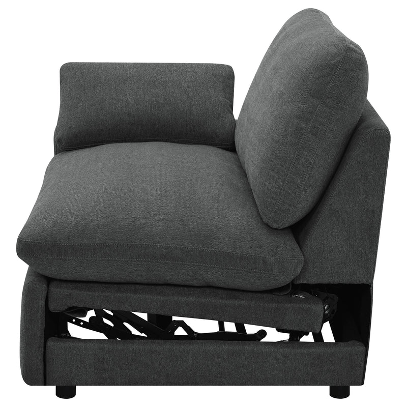 Collins Modular Reclinable Eléctrico LAF Gris Oscuro
