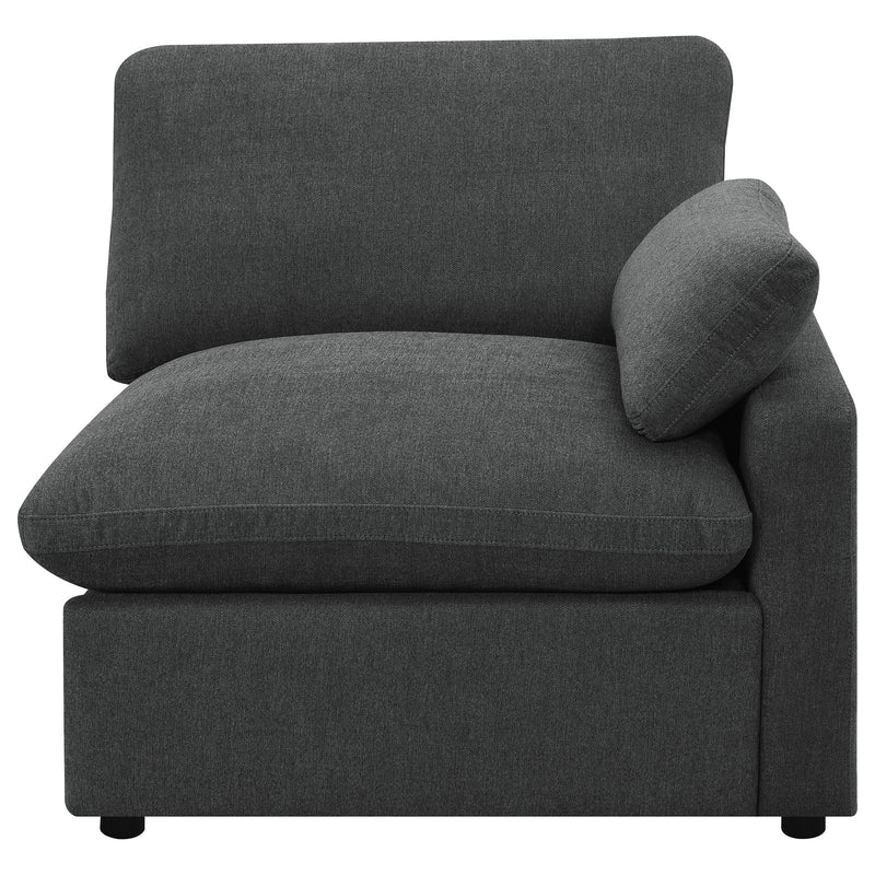 Sillón reclinable eléctrico modular RAF Collins gris oscuro