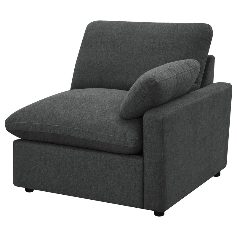 Sillón reclinable eléctrico modular RAF Collins gris oscuro
