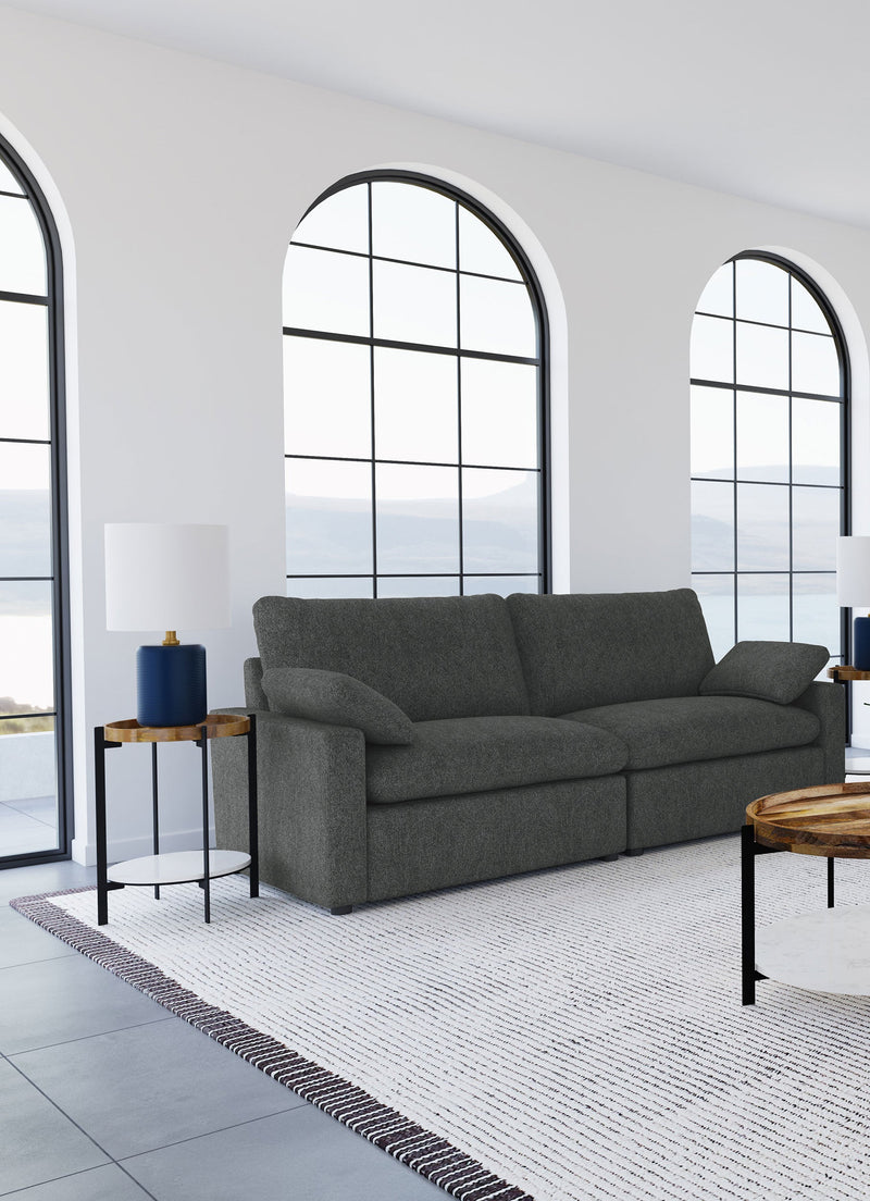 Sofá biplaza reclinable eléctrico modular Collins