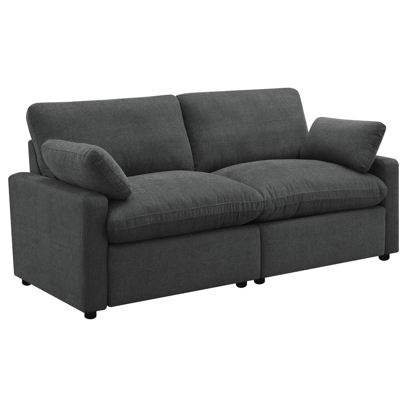 Sofá biplaza reclinable eléctrico modular Collins