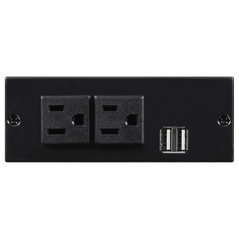 Seccional reclinable modular de 6 piezas Bahrain - Carbón