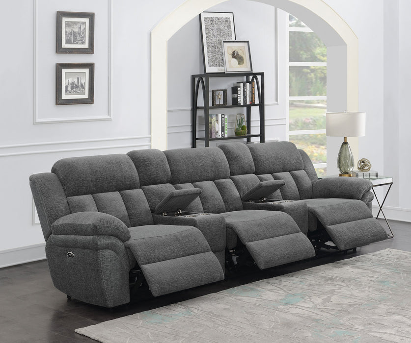 Bahrain  Power Home Theater Seating Charcoal