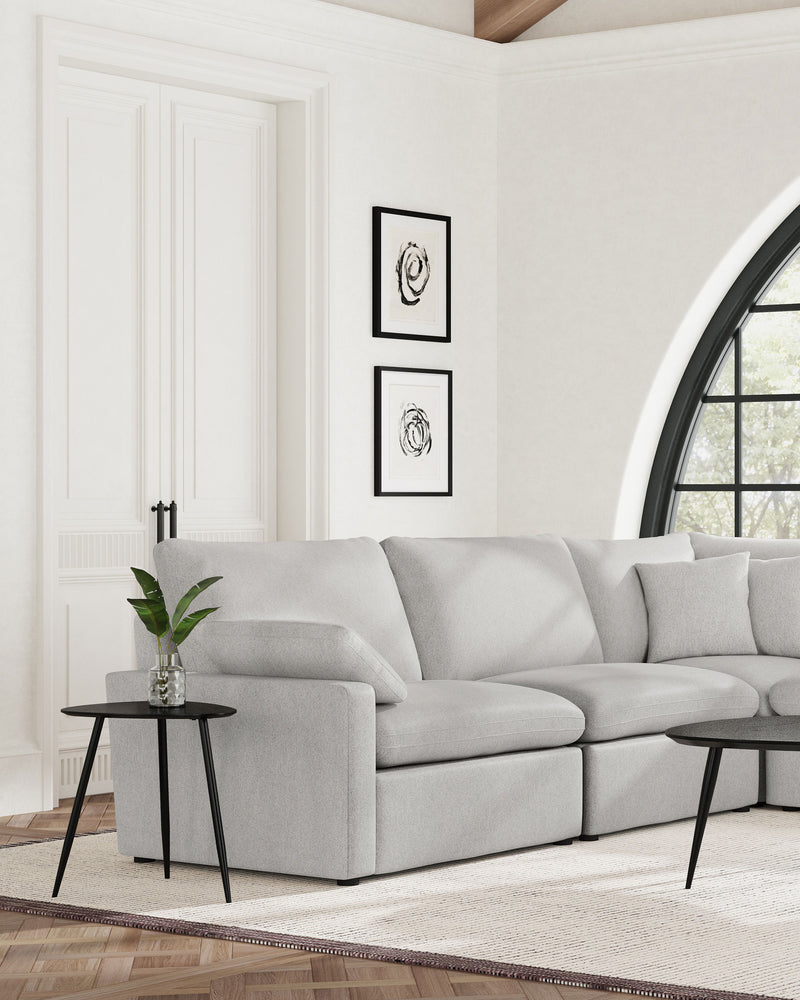 Sillón reclinable eléctrico modular Collins LAF gris