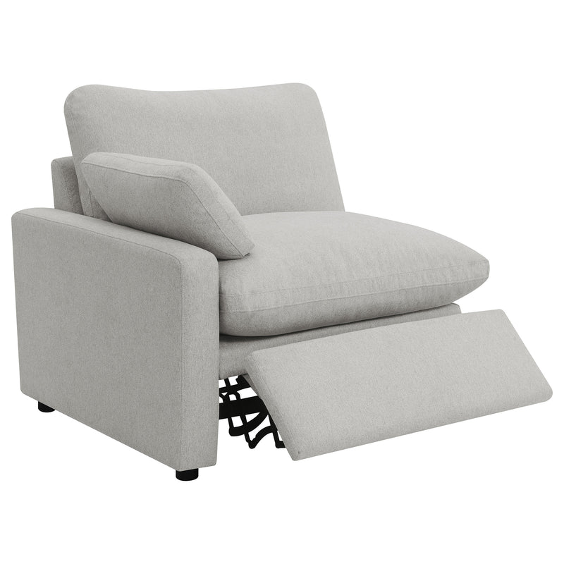 Sillón reclinable eléctrico modular Collins LAF gris