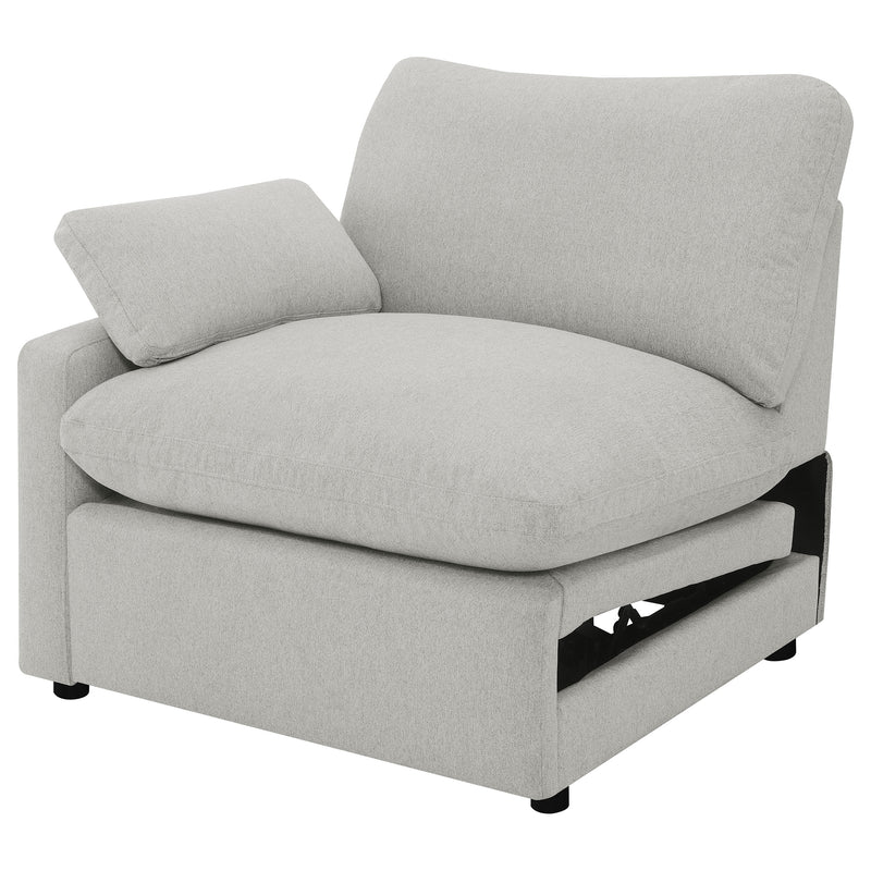 Sillón reclinable eléctrico modular Collins LAF gris