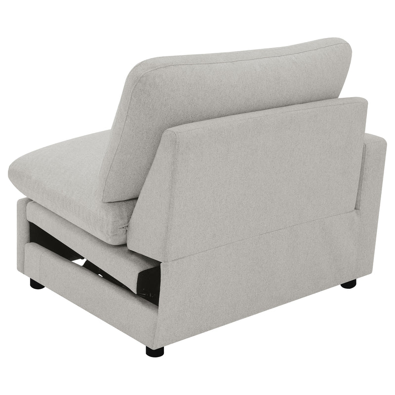 Sillón reclinable eléctrico modular Collins LAF gris