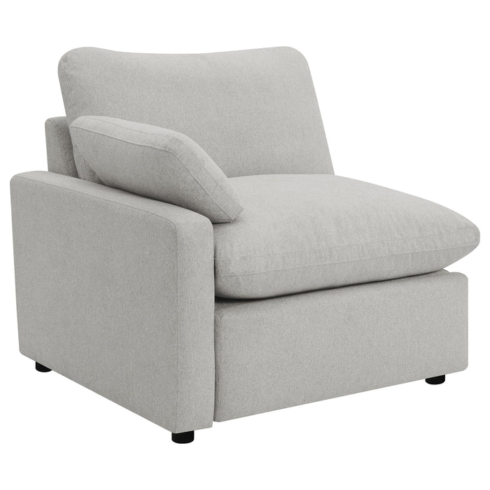 Collins 3-piece Upholstered Power Reclining Sofa Grey