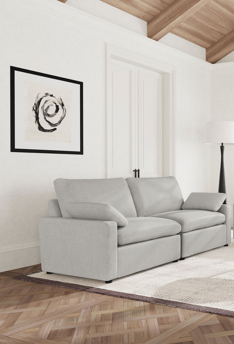 Sofá biplaza reclinable eléctrico modular Collins