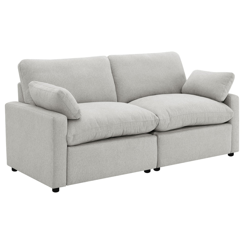 Sofá biplaza reclinable eléctrico modular Collins