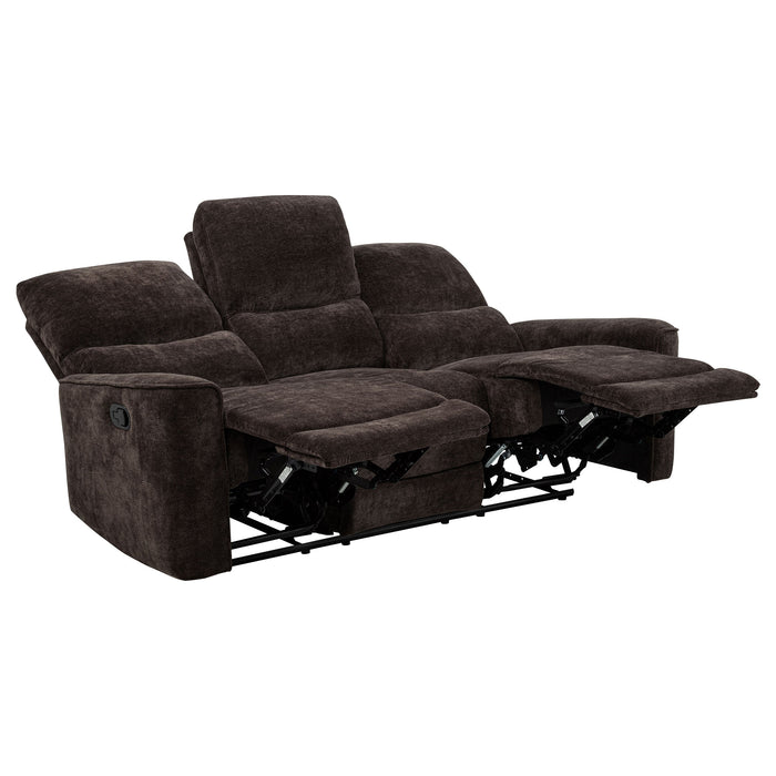 Navarro Chenille Upholstered Reclining Sofa