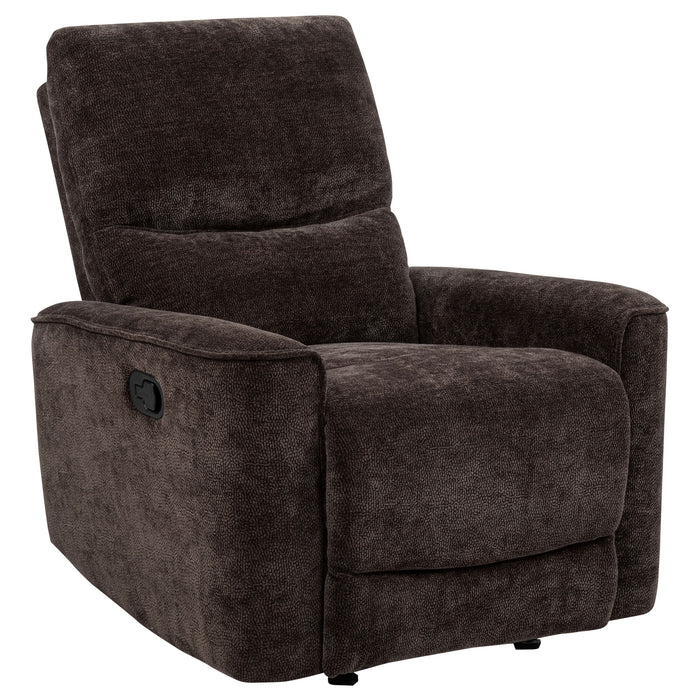 Navarro Chenille Upholstered Glider Recliner