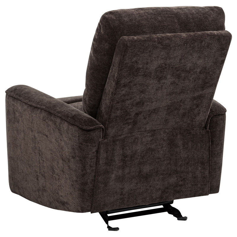 Navarro Chenille Upholstered Glider Recliner