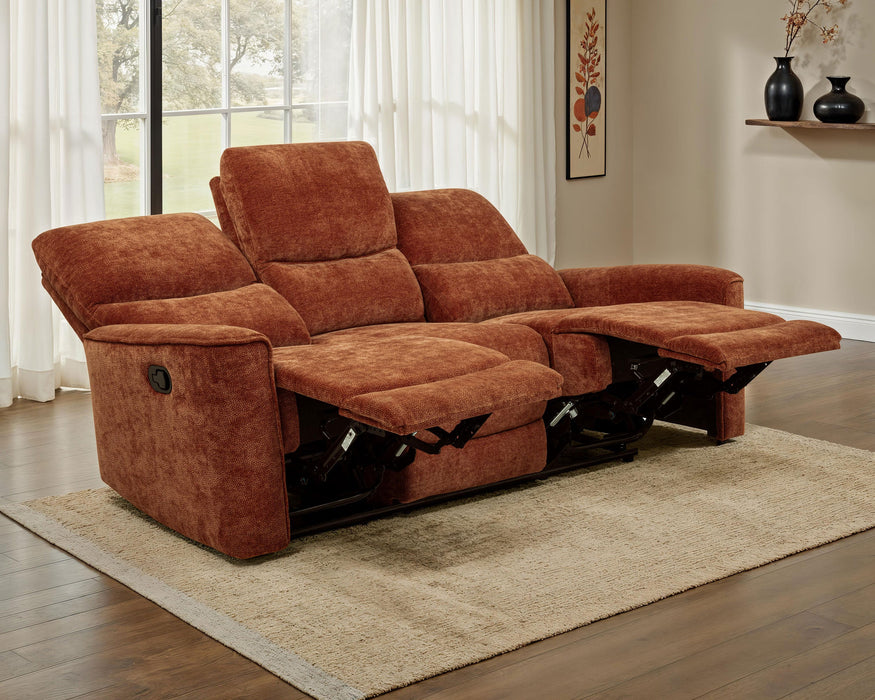 Navarro Chenille Upholstered Reclining Sofa