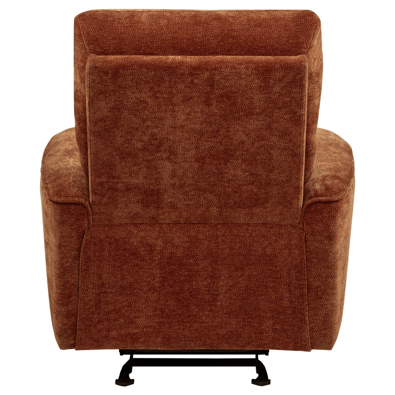 Navarro Chenille Upholstered Glider Recliner