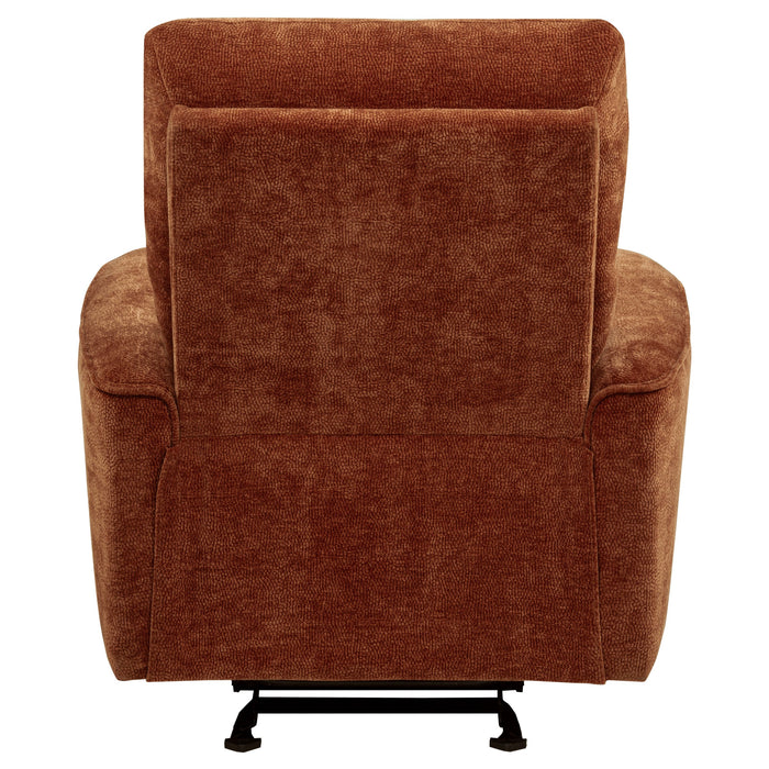 Navarro Chenille Upholstered Glider Recliner