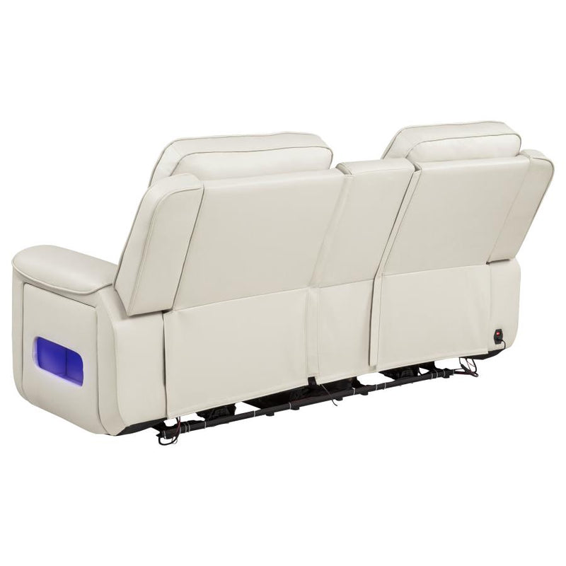 Rojas Dual Power Reclining Loveseat with Bluetooth