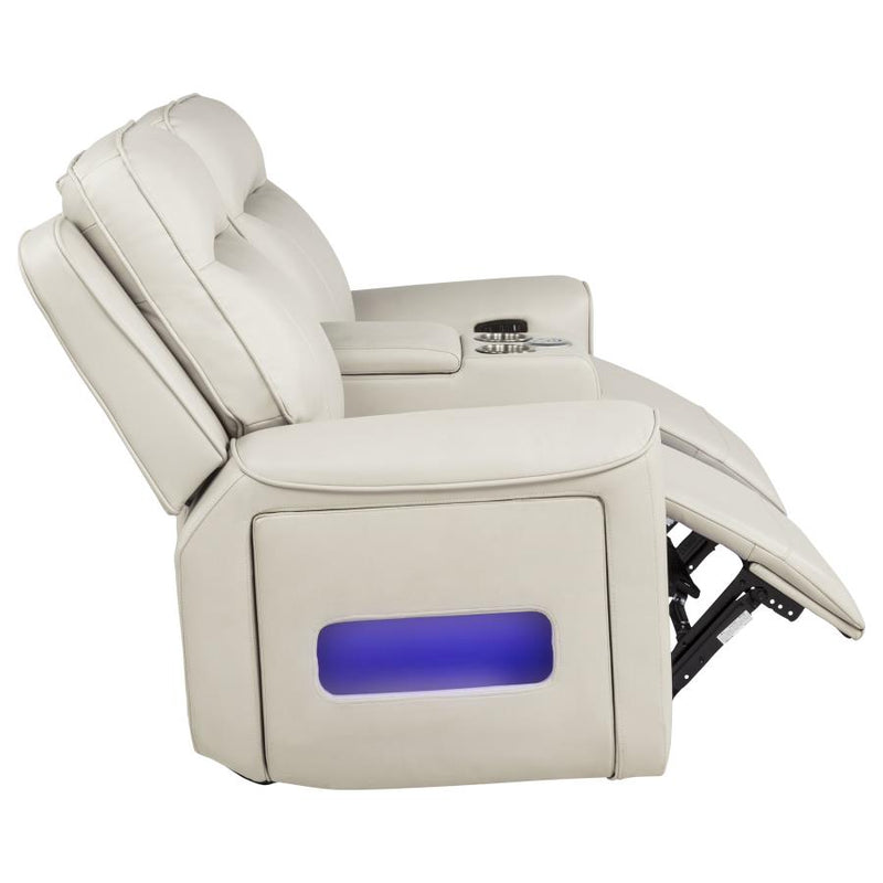 Rojas Dual Power Reclining Loveseat with Bluetooth