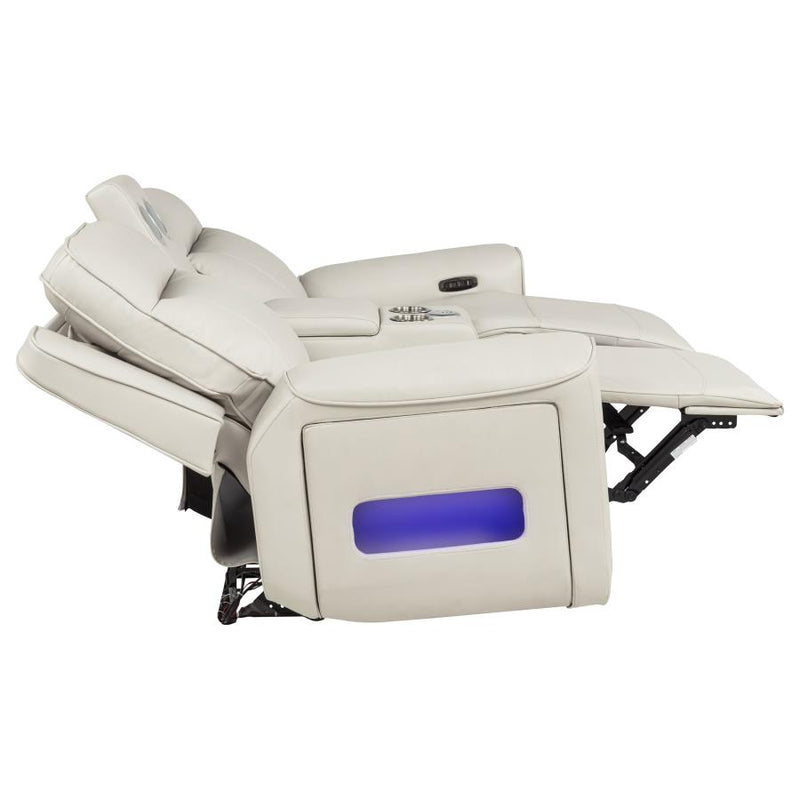 Rojas Dual Power Reclining Loveseat with Bluetooth