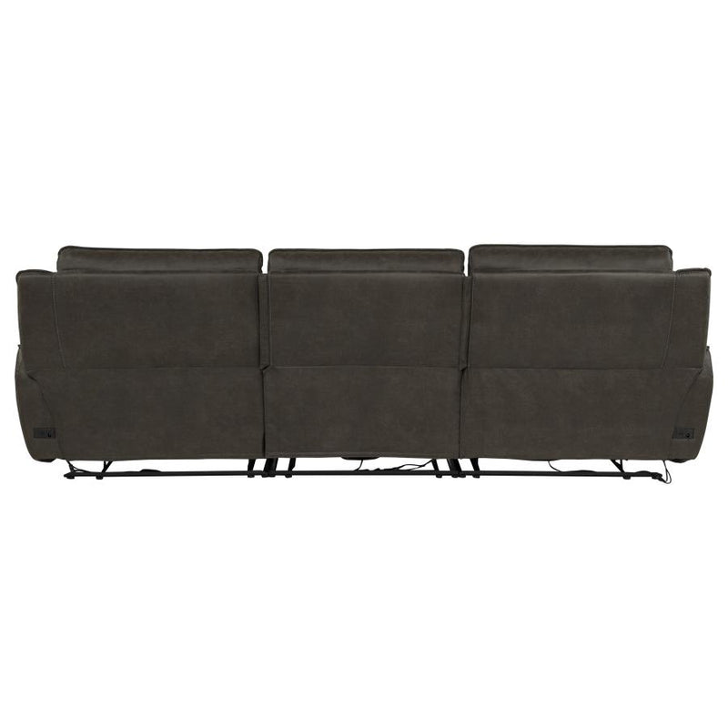 Marcell 3-Piece Transitional Power Reclining Sofa with USB Charging