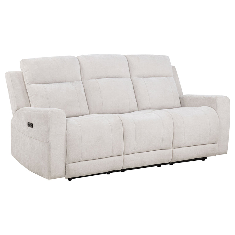 Kennett Chenille Upholstered Power Reclining Sofa