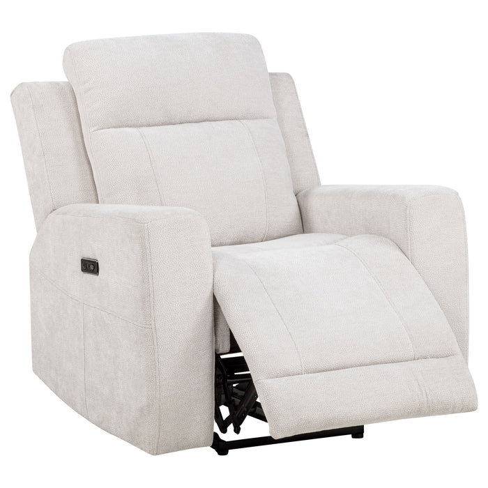 Kennett Chenille Upholstered Power Recliner Chair