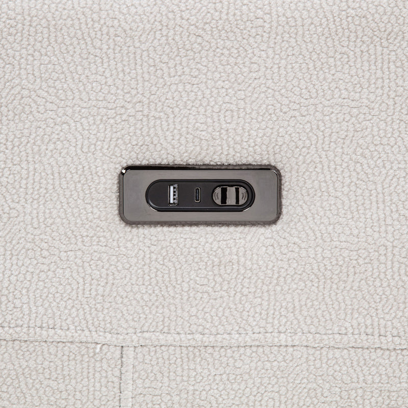 Kennett Chenille Upholstered Power Recliner Chair