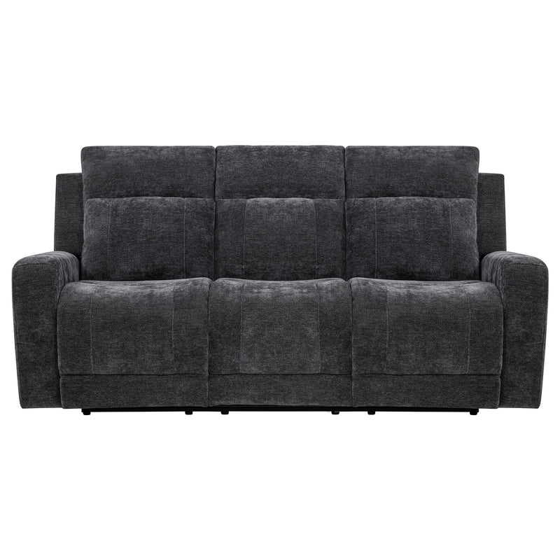 Kennett Chenille Upholstered Power Reclining Sofa