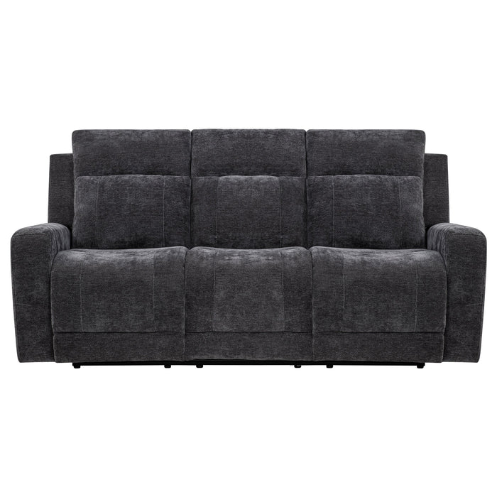 Kennett Chenille Upholstered Power Reclining Sofa