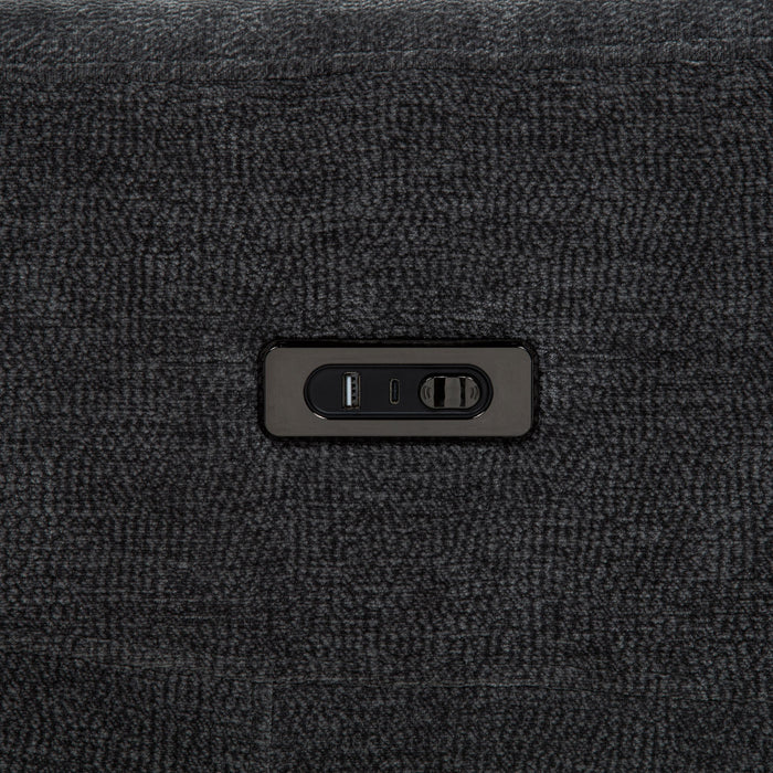 Kennett Chenille Upholstered Power Reclining Sofa