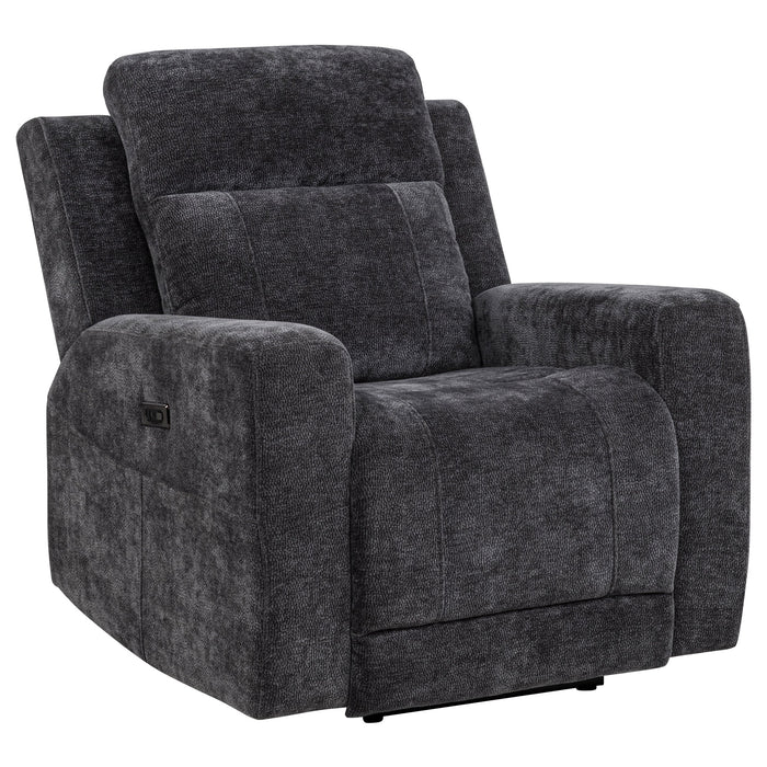 Kennett Chenille Upholstered Power Recliner Chair