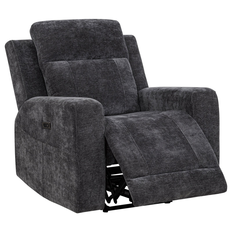 Kennett Chenille Upholstered Power Recliner Chair